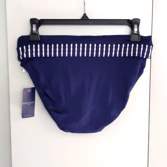 Fantasie San Remo Fold Top Swim Bottom. Navy/White. Multiple sizes. - Picture 2 of 6